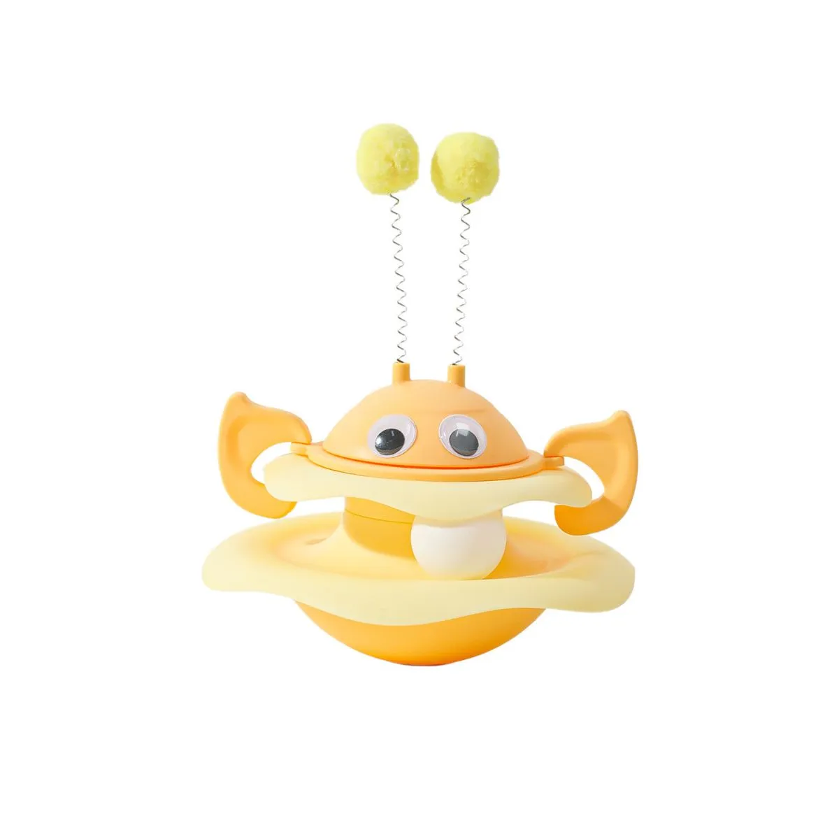 Interactive Cat Turntable Toy with Spinning Bee – Self-Play Tumbler Toy for Kittens, Boredom Relief & Solo Entertainment